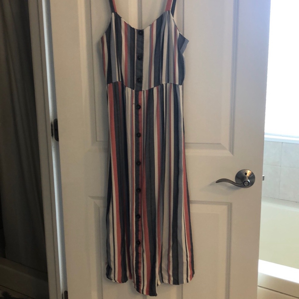 Striped tank dress. Super cute!